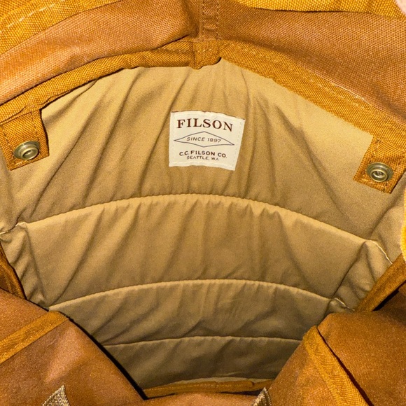 Filson Carmel and Brown Drawstring Backpack - Picture 8 of 10